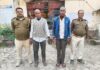 खानपुर पुलिस ने हत्या के मामले में तीन अभियुक्त को किया गिरफ्तार